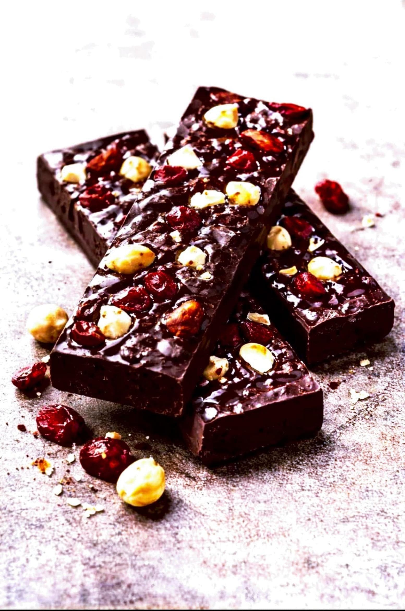 Fuelbar dark chocolate hazelnut cranberry protein bars