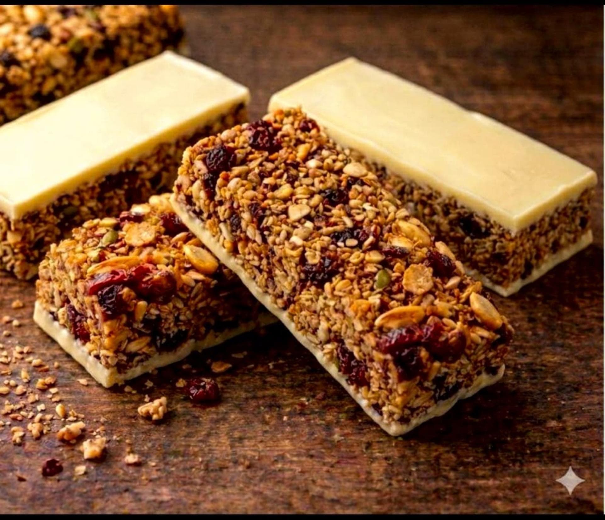 White Chocolate Topped Granola